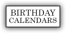 Birthday Calendars