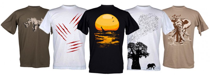 Nature inspired t-shirts where photography meets design